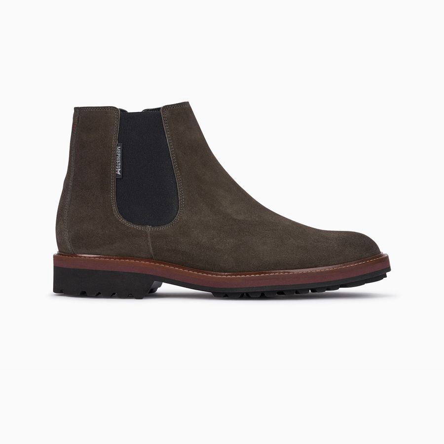 Mephisto BENSON Suede Férfi Bakancs - Barna, HU-72063